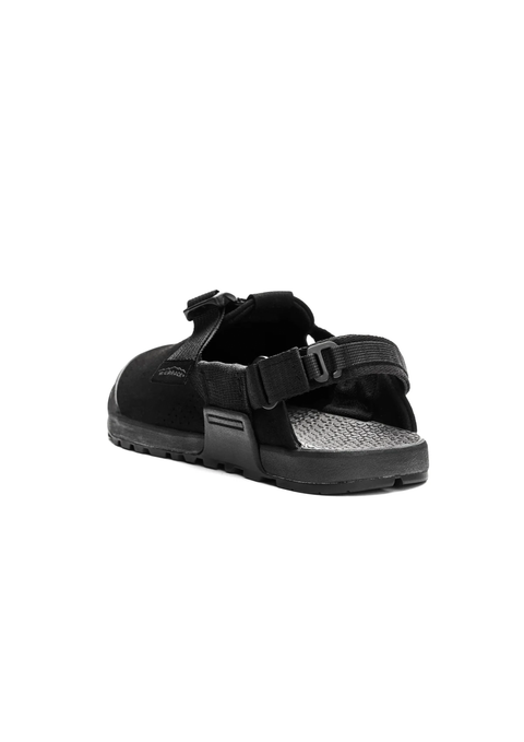 Bedrock Sandals: Mountain Clog Synthetic Suede - Obsidian Black