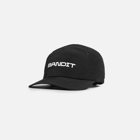 Bandit Running: Blocked "Bandit" Nylon Run Hat - Black