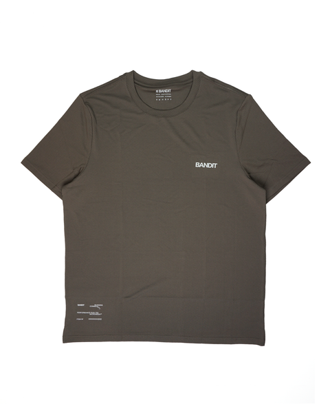Bandit Running: Men's Micromesh Run Tee - Cocoa
