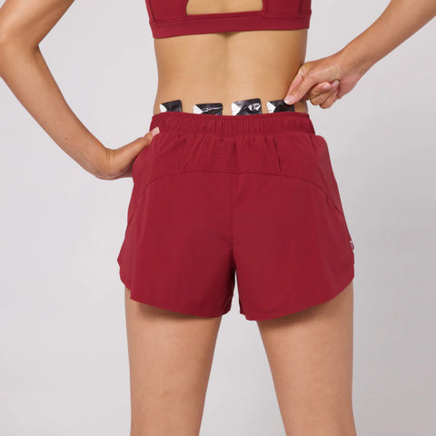 Bandit Running: Women's Vento 4" Short - Cherry