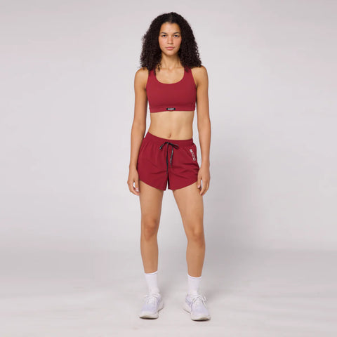 Bandit Running: Women's Vento 4" Short - Cherry