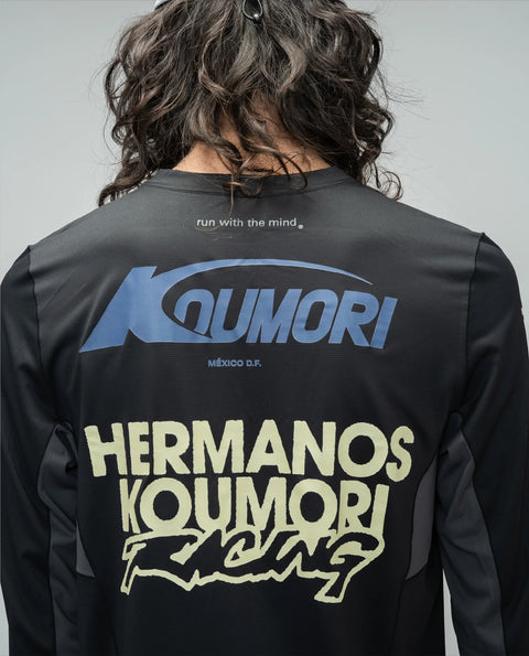 Hermanos Koumori: Koumori LS Light Training T-Shirt - Asphalt Black
