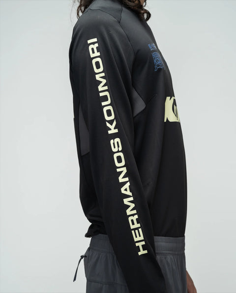 Hermanos Koumori: Koumori LS Light Training T-Shirt - Asphalt Black