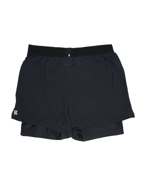 Bandit Running: Men's Coolgrid 2in1 Run Short - Black