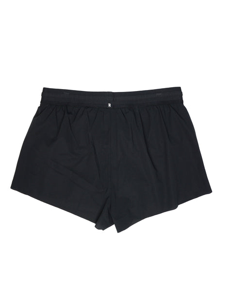 Bandit Running: Men's RipSpeed 3" Split Shorts - Black