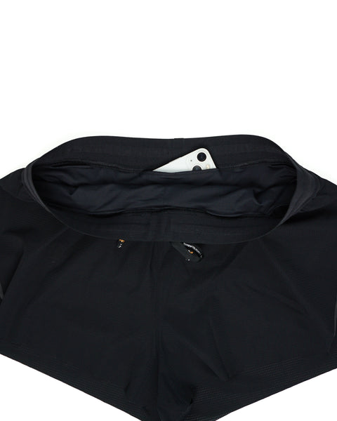 Bandit Running: Men's RipSpeed 3" Split Shorts - Black