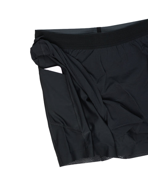 Bandit Running: Men's Coolgrid 2in1 Run Short - Black