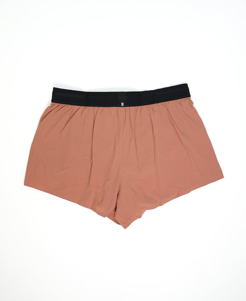 Bandit Running: Women's Vento 3" Split Short - Baked Clay