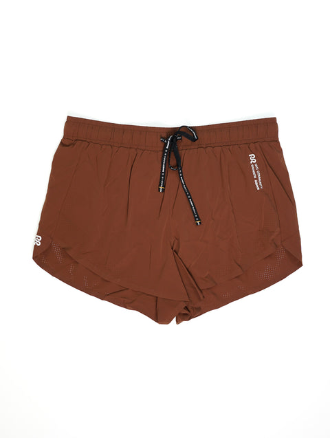 Bandit Running: Women's Vento 4" Rush Short - Coffee Bean