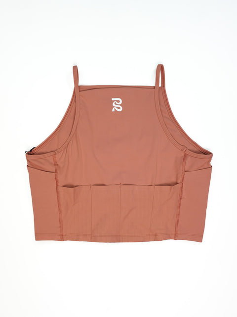 Bandit Running: Stamina™ 7 Pocket Nova Crop - Baked Clay