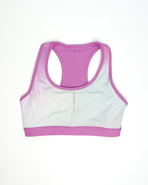 Bandit Running: Women's Vanisher Reverso Scoop Neck Run Bra - Orchid Bloom