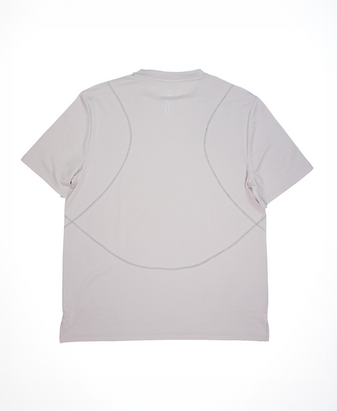 Bandit Running: Men's Micromesh Reflecto Stitch Tee  - Ash