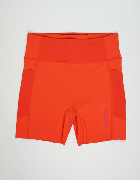 Bandit Running: Women's Vanisher 5" High Waist Compression Shorts - Poppy