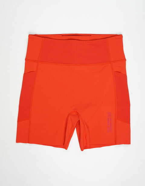 Bandit Running: Women's Vanisher 5" High Waist Compression Shorts - Poppy