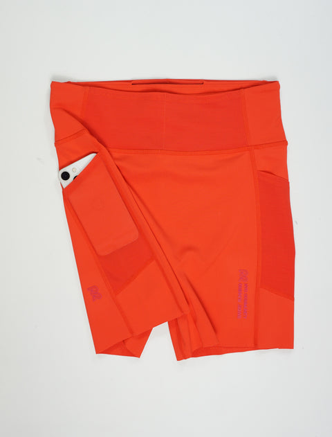 Bandit Running: Women's Vanisher 5" High Waist Compression Shorts - Poppy