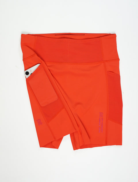 Bandit Running: Women's Vanisher 5" High Waist Compression Shorts - Poppy