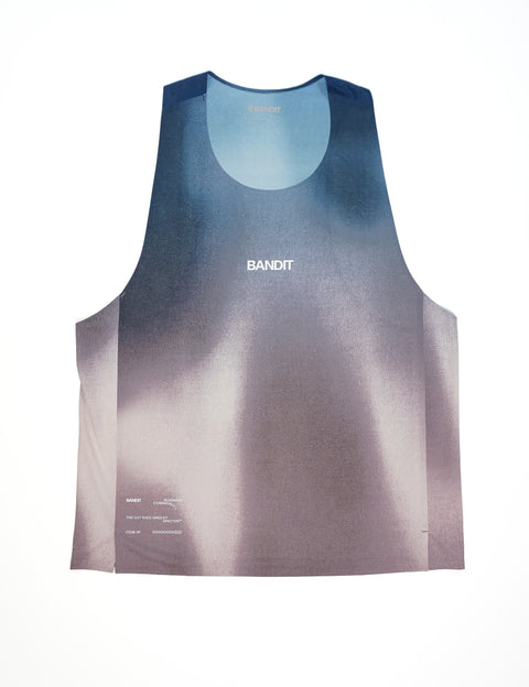 Bandit Running: Men's Specter Short Race Singlet - Flow State Aegean Multi