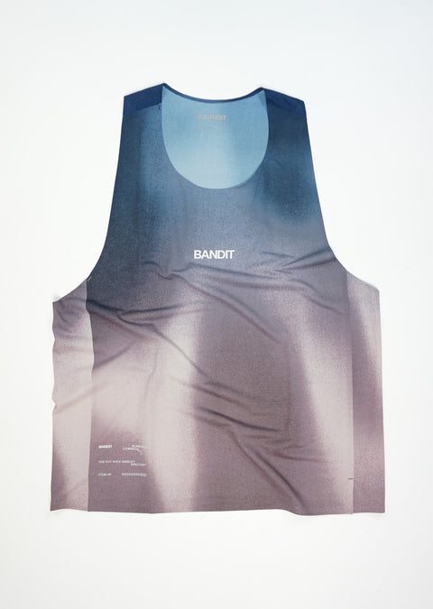 Bandit Running: Men's Specter Short Race Singlet - Flow State Aegean Multi