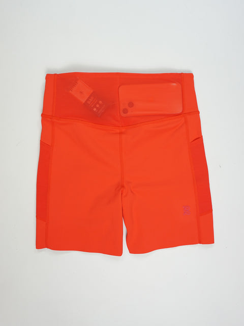 Bandit Running: Women's Vanisher 5" High Waist Compression Shorts - Poppy