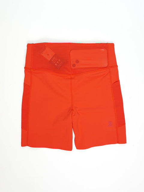 Bandit Running: Women's Vanisher 5" High Waist Compression Shorts - Poppy