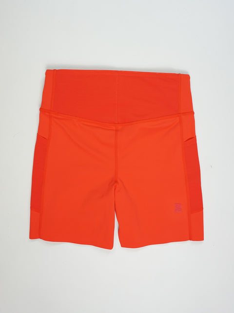 Bandit Running: Women's Vanisher 5" High Waist Compression Shorts - Poppy