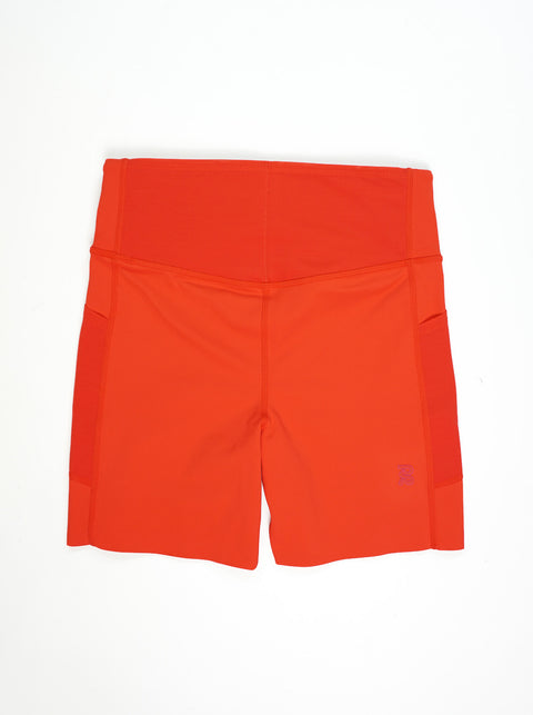 Bandit Running: Women's Vanisher 5" High Waist Compression Shorts - Poppy