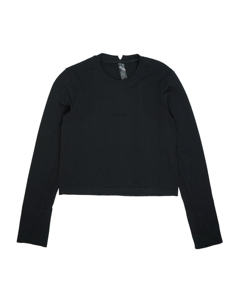 Bandit Running: Women's Mercury Seamless Long Sleeve Crop - Black