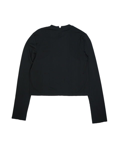 Bandit Running: Women's Mercury Seamless Long Sleeve Crop - Black