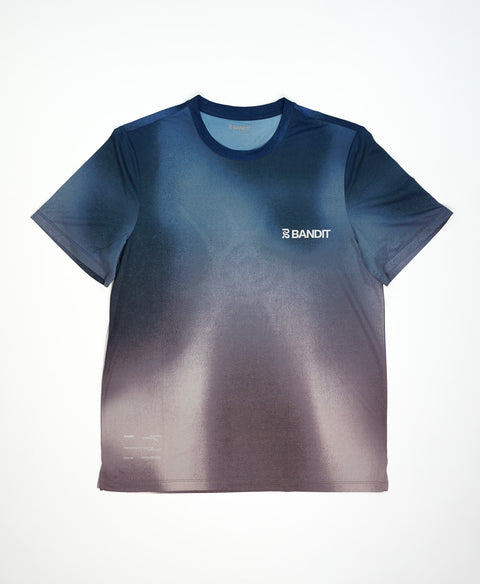 Bandit Running: Men's Specter Performance Tee - Flow State Aegean Multi