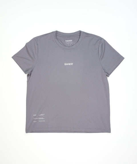 Bandit Running: Women's Micromesh Run Tee - Violet Fog