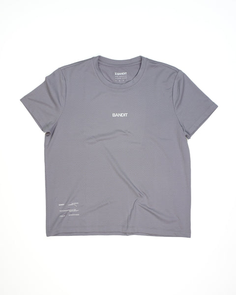 Bandit Running: Women's Micromesh Run Tee - Violet Fog