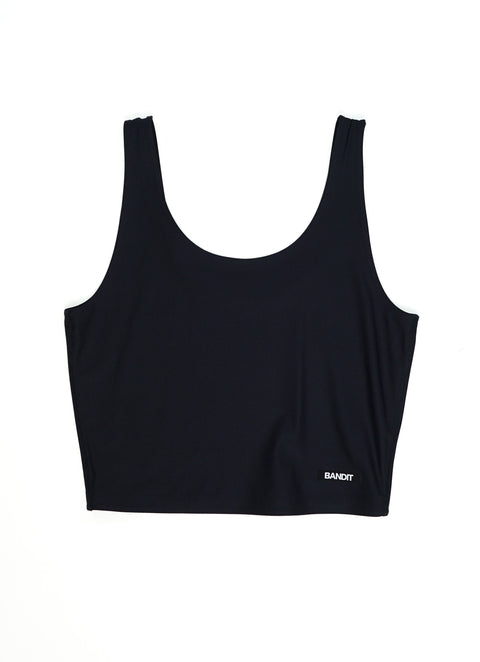 Bandit Running: Women's Adapto™ Scoopneck Distance Tank - Black