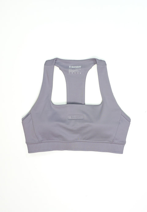 Bandit Running: Women's Stamina-V Square Neck Run Bra - Violet Fog