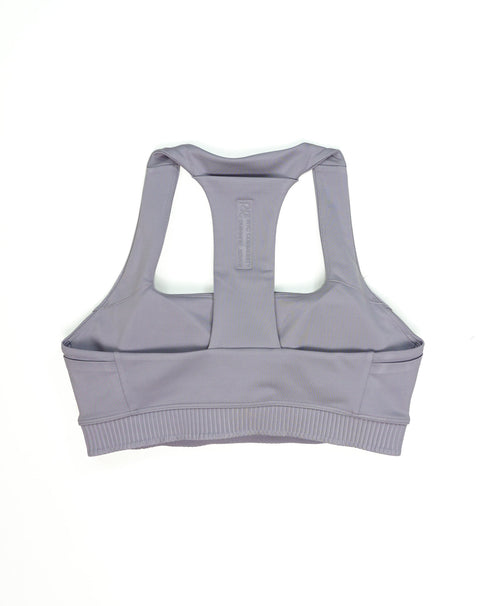 Bandit Running: Women's Stamina-V Square Neck Run Bra - Violet Fog