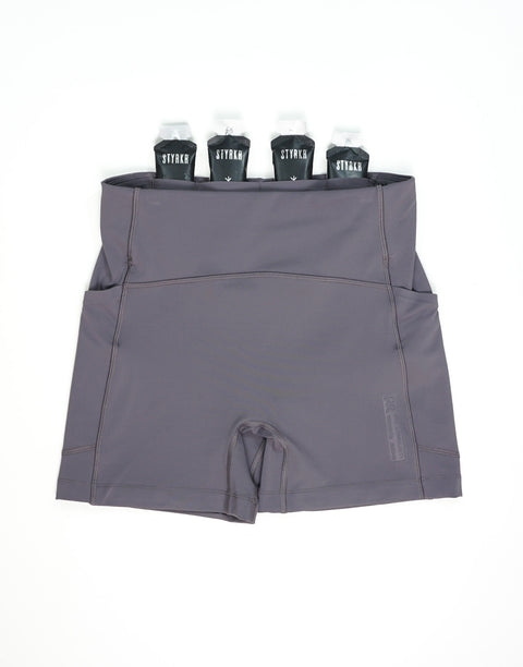 Bandit Running: Stamina High Waist 5" Compression - Haze