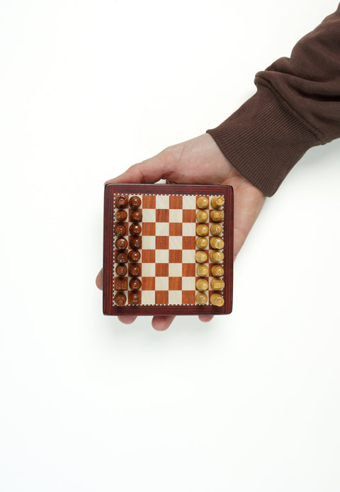 Travel Chess Set 10X10 - Rosewood