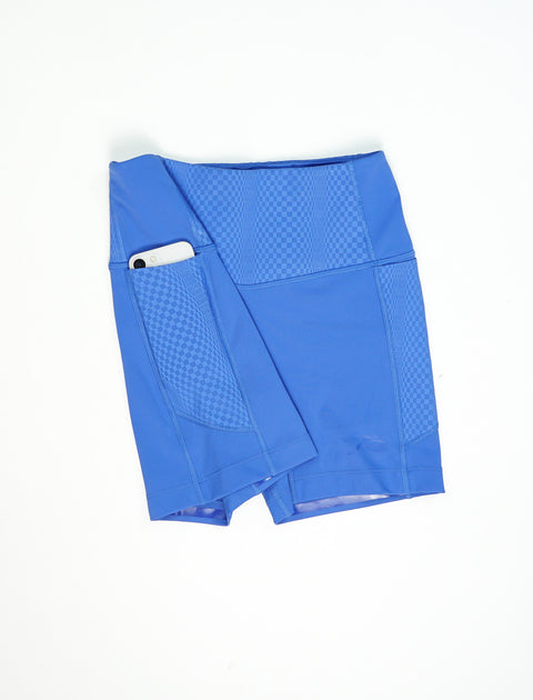 Bandit Running: Stamina High Waist 5" Compression - Deep Peri Blue