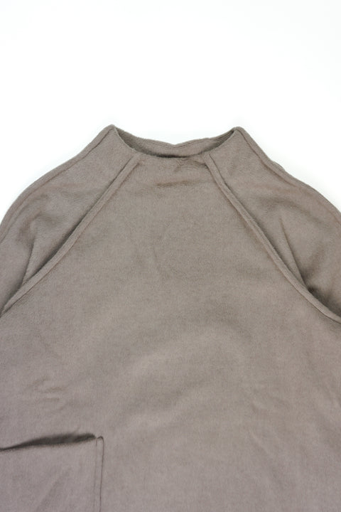 Hikerkind: Mock Neck Pile Fleece - Moraine
