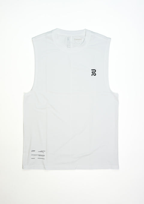 Bandit Running: Men's Micromesh Run Tank - White