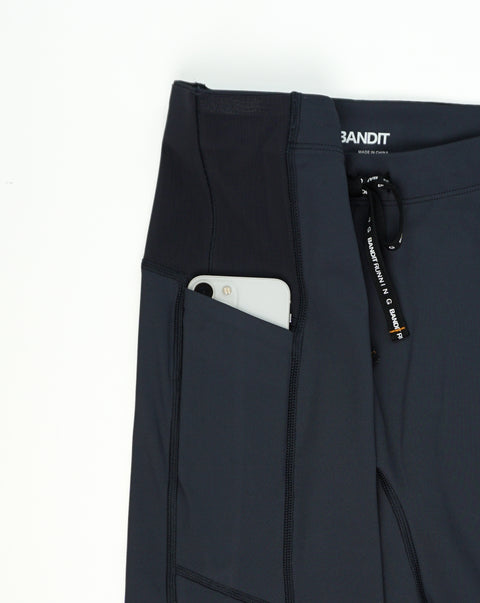 Bandit Running: Men's Vanisher Half Tights - Anthracite