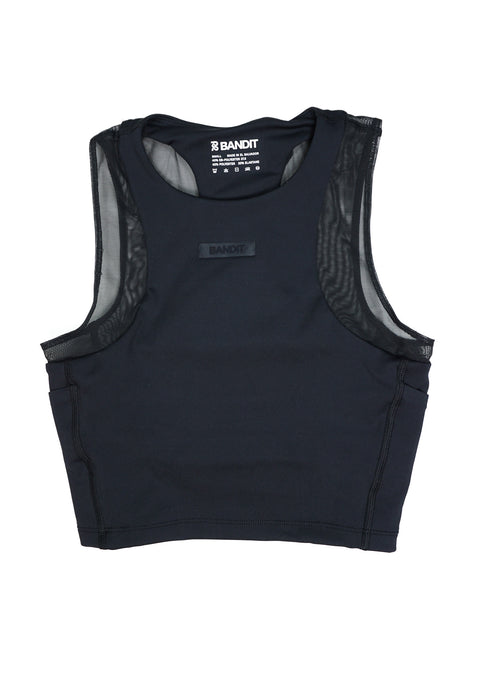 Bandit Running: Women's Stamina-V Lyra Race Crop - Black