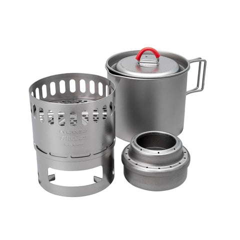 Evernew: Ti Mug Pot 500 Stove Set