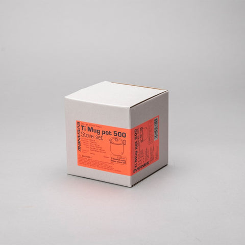 Evernew: Ti Mug Pot 500 Stove Set