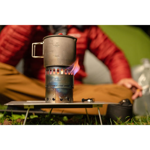 Evernew: Ti Mug Pot 500 Stove Set