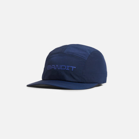 Bandit Running: Blocked "Bandit" Nylon Run Hat - NY Navy