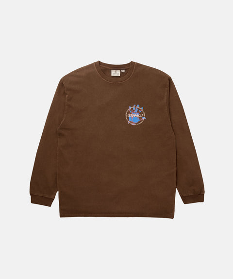 Gramicci: Climber's Hand LS Tee - Pigment Brown