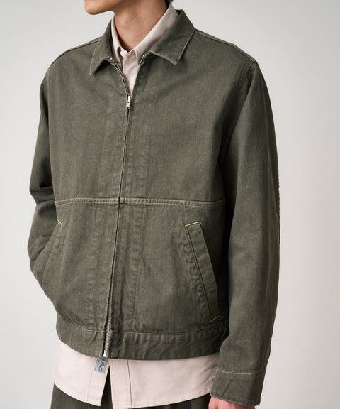 Gramicci: Slub Denin Jacket - Dark Sage