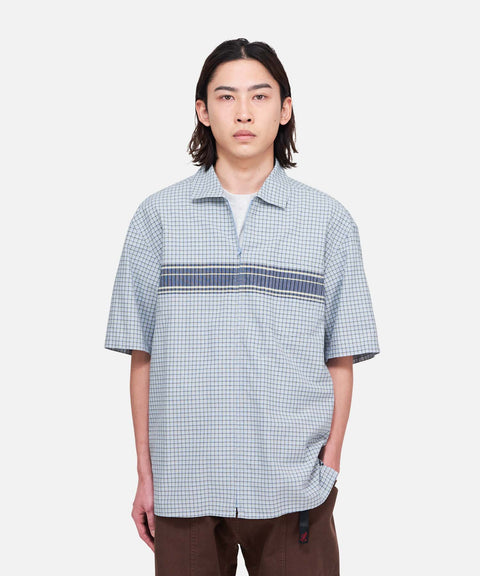 Gramicci: Zip Up Wave Shirt - Pacific Plaid