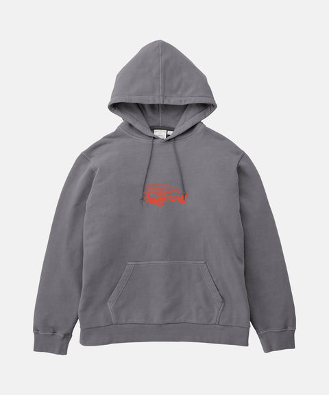 Gramicci: Truck Hooded Sweatshirt - Charcoal Pigment