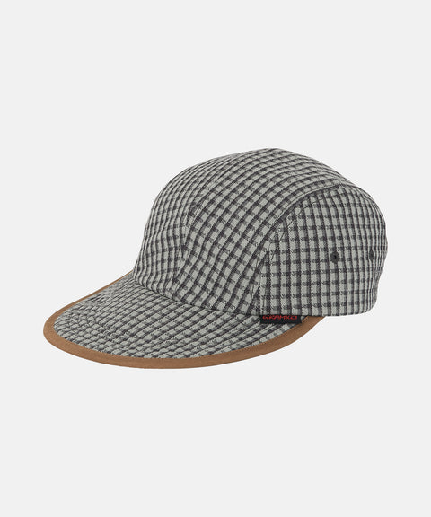 Gramicci: Dobby Plaid Long Bill Cap - Stone